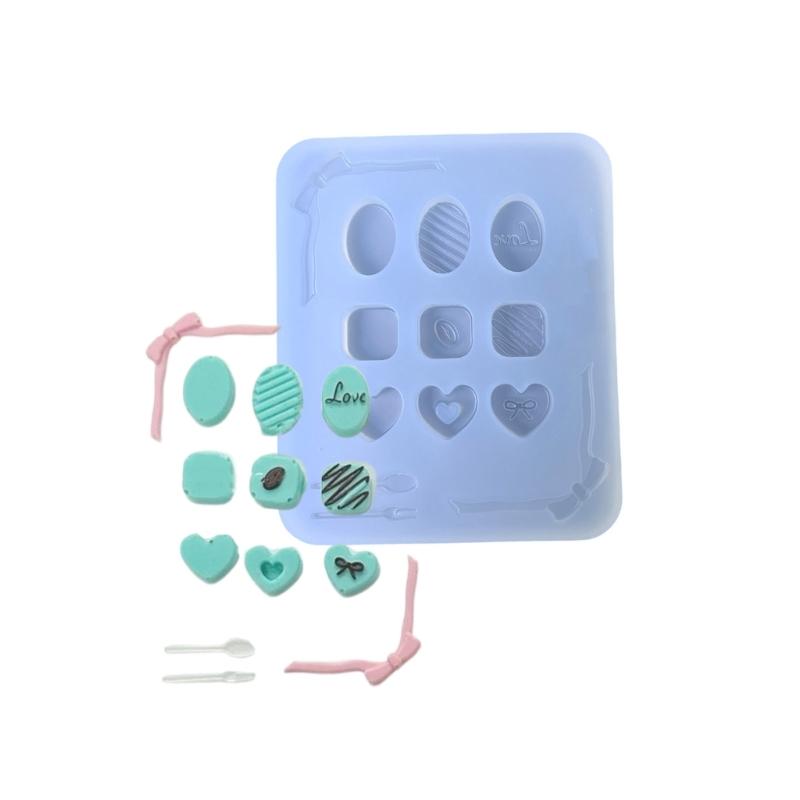 Easy to Clean Silicone Mold Candy Accessories Shaped Mould Elegant Jewelry Accessory Making Mould for Craftsmen