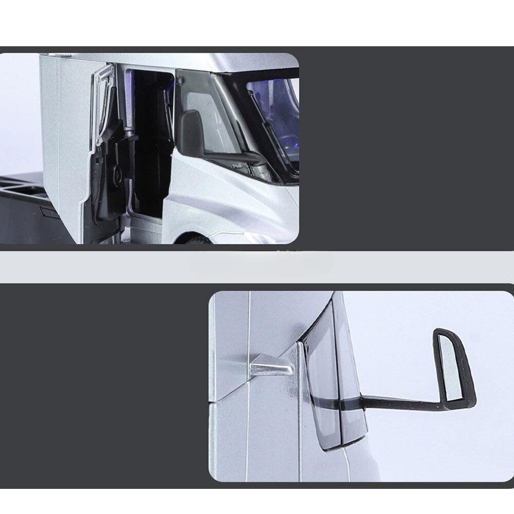 Modèle réduit de voiture Tesla Trailer The Cast à l'échelle 1/32, jouet pour enfants et garçons