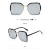 Women's Polarized Sunglasses for Driving, European and American Trendy Fashion Retro Large Frame Sunglasses, Black Frame UV400