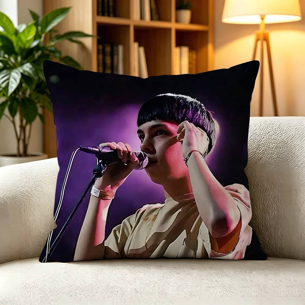 FFamous Argentine Rapper Milo J Pillow Case Square DoubleSided Sofa Cushion Cover Bedroom Bedside Pillow