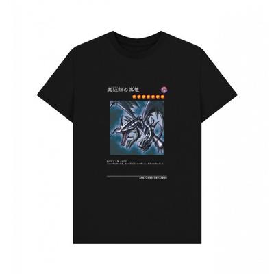 Yu Gi Oh! Unisex Adult Red-Eyes Black Dragon T-Shirt
