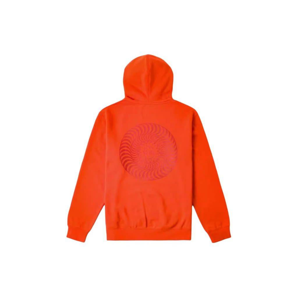 Vans X Spitfire Solid Color Hooded Casual Pullover Sweatshirt Unisex Sweatshirt Orange VN000GEKFLM