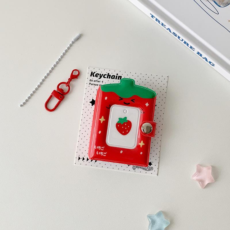 

32 кишені По Альбом Брелок Милий Мультяшний 1/2 дюйма Кейс для зберігання фото K-pop Збірка карток Книжка для візитних карток Тримач для фотокарток