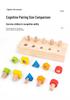Educational Wooden Toy: Develop Cognitive & Fine Motor Skills with Colorful Nut-Shaped Pegs