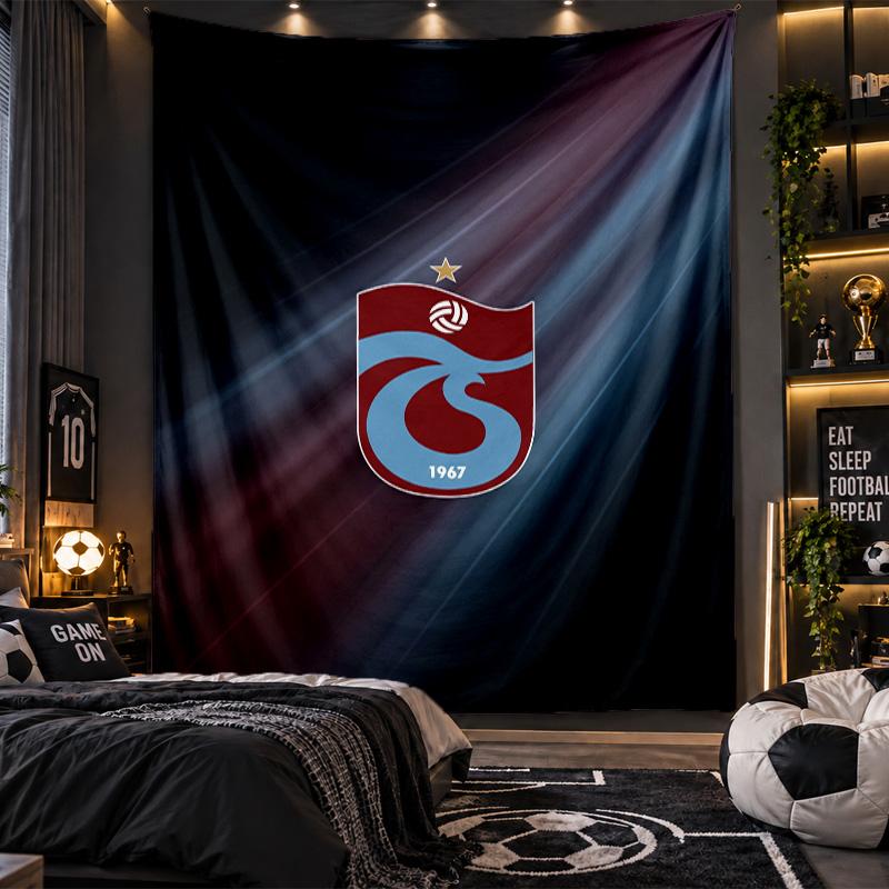 Tapiz para Colgar en la Pared Tela con Estampado del Trabzonspor FC para Sala de Estar Dormitorio Decoración del Hogar