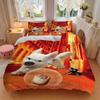 3pcs Disney Bolt Bedding Set 1 Soft Quilt Cover + 2 Pillowcases, Machine Washable Suitable for All SeasonsW018