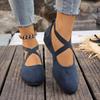 Women's Spring Pointed-Toe Shallow-Mouth Wedge Slip-On Loafers, Casual Sports Style, Available In Large Sizes.