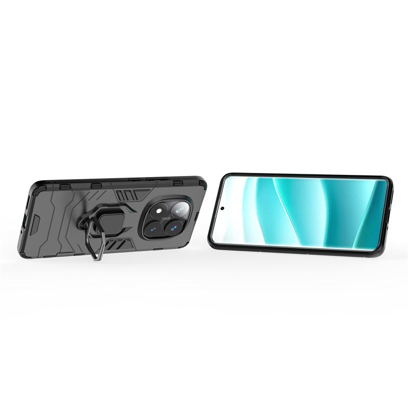 For Poco X7 Case Cover Xiaomi Poco X7 Capas New PC Phone Back Armor Bumper Shockproof Ring Magnetic Holder Fundas Poco X7 PocoX7