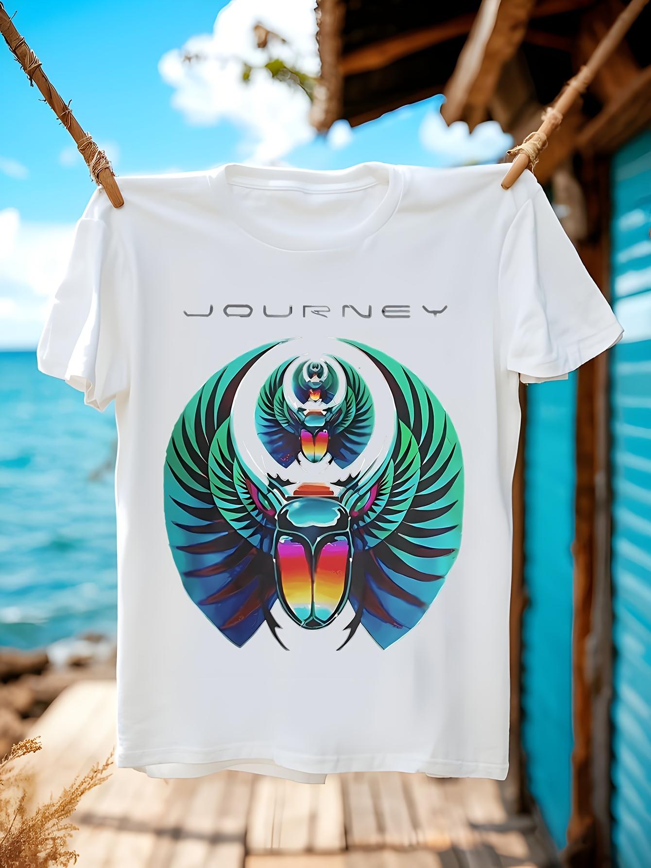 J-Journey Rock Band Graphic Tshirt Graphic Tshirt - White... M