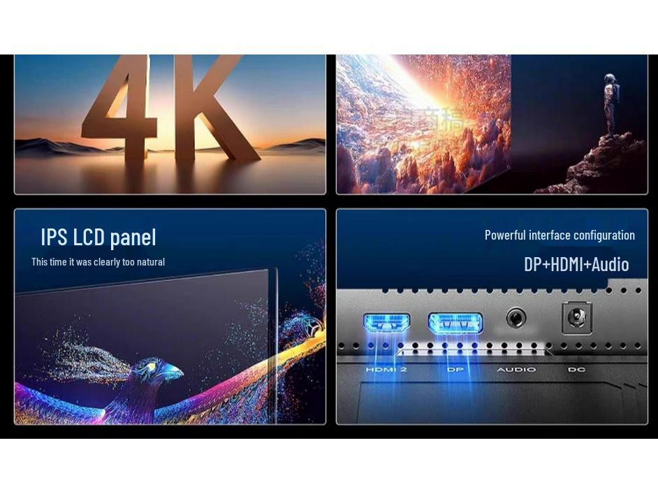 24-inch 2K IPS 180Hz Esports Monitor, 4K 240Hz Display for Gaming and Office Use.