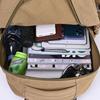 Waist Support Extra Durable 50L Canvas Backpack Men's Large-Capacity Outdoor Backpack Durable Travel Pack