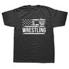 Funny Freestyle Wrestling T Shirts Unisex Graphic Casual Cotton Short Sleeve ONeck Harajuku Wrestler Tshirt Mens Clothing
