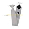 49MD Fashionable Lazy Clip On Neck Tie In Classical Color for Wedding Parties and Everyday Wear Unisex Pre Tied Necktie