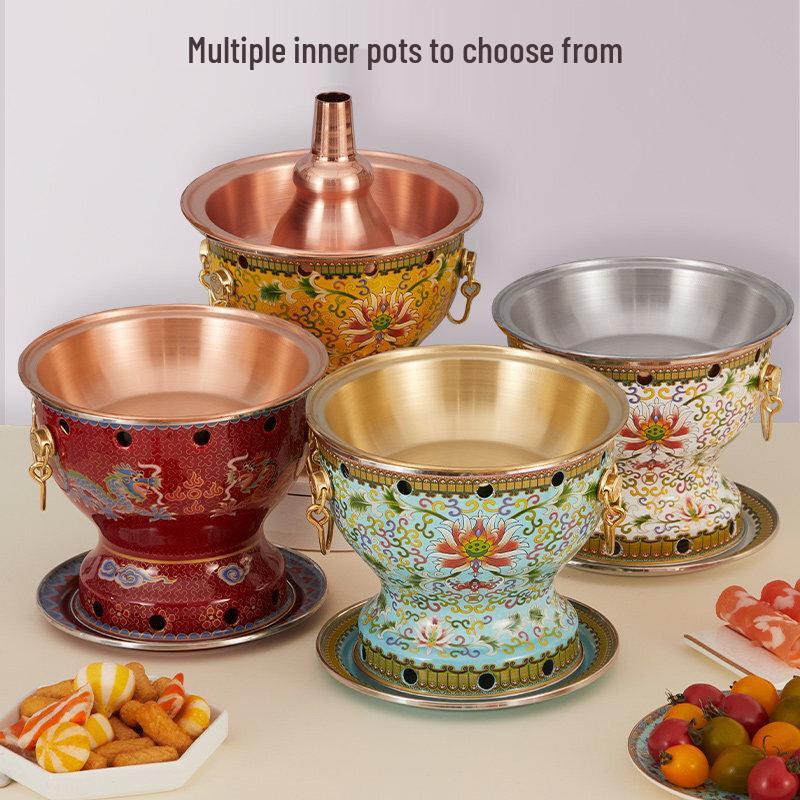 JueDian Personal Enamel Hot Pot