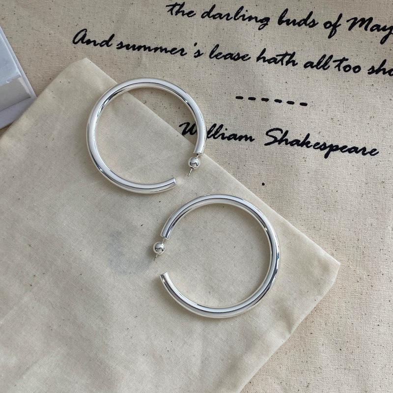 SophieBu*ai Minimalist Circle Ear Cuffs - Elegant High-End Hoops Earrings