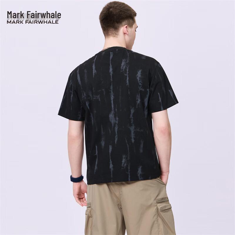 Mark Fairwhale Men's Retro Embroidered Crew Neck T-Shirt