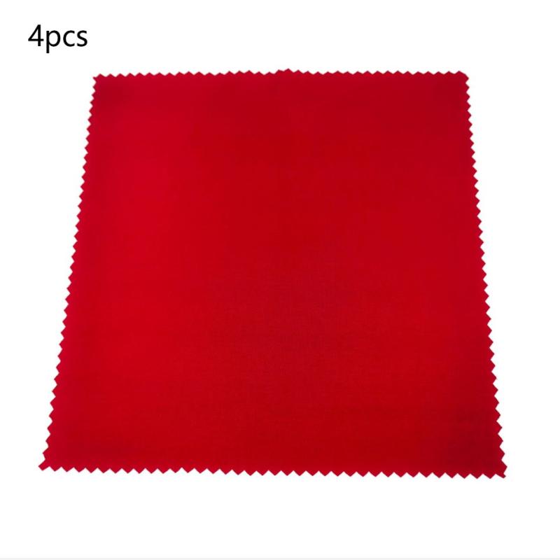 Polishing Cleaning Cloths 4 Pack Accessory Cleaning Cloths Guitar Polishing Microfiber Wax Removal Cloths