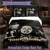 Personalized 3Pcs Bedding SetLana Del Rey Custom Text Duvet Cover Pillowcase Set Bedroom Gift