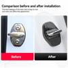 4Pcs Car Door Lock Buckle Cover Shock Absorber Pad Auto Door Anti-collision Pad for VW Volkswagen ID.3 ID.4 ID3 ID4 CROZZ ID6