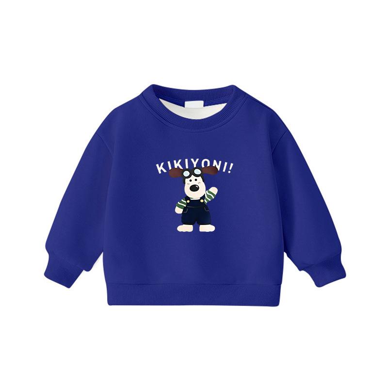 Korean Style Casual Children s Long Sleeve Round Neck Sweatshirt 110cm