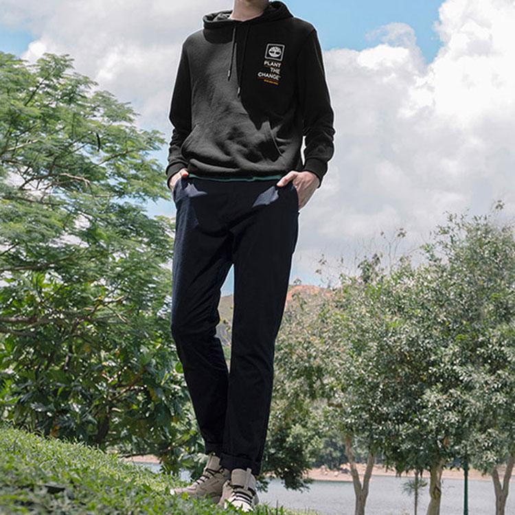 Timberland Casual Sports Hoodie Men hoodies Black A42XR-001