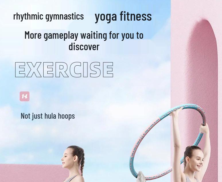 Detachable Adjustable Foam Hula Hoop for Adult Fitness