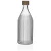 Bouteille - VERSA - Versa Bouteille 1 L - Verre Et Aluminium - Multicolore - 11,3 X 11,3 X 26,6 Cm