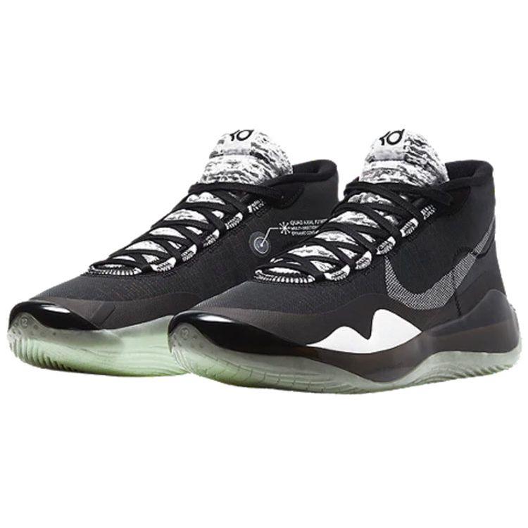 Nike KD 12 TB Black Unisex Sneakers White Dark-Grey CN9518-002