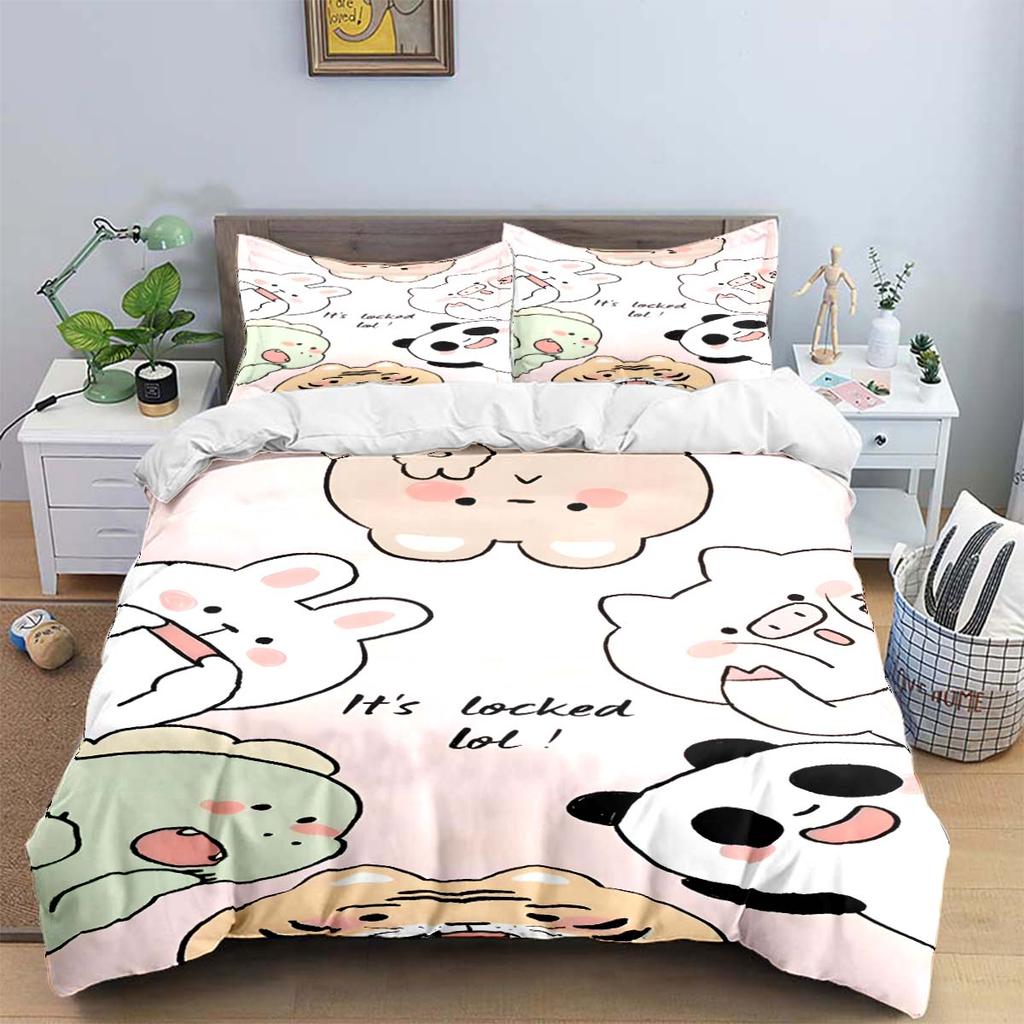 Exquisite Cartoon  B-Bubu Wallpaper  Anime Digital Printing Bedding Set Duvet Cover Comforter Bed  Youth Kids Girl Boys Gift