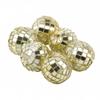 3cm 6 buc Bile Oglindă Petrecere Bilă Strălucitoare Oglindă Crăciun Laser Reflectorizant Bilă de Sticlă Disco Pom de Crăciun Ornamente Decorare Casă