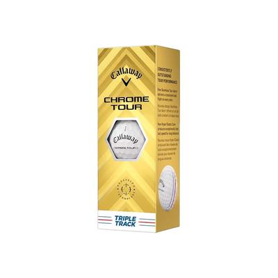 Callaway Chrome Tour Triple Track Golf Balls White 3 Pack
