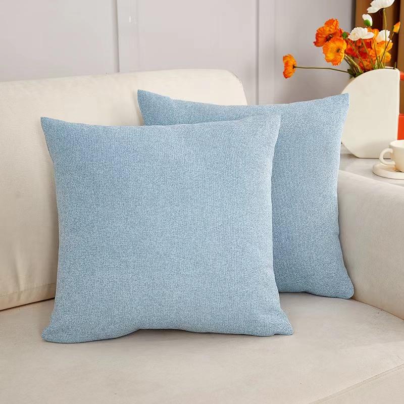Solid Nordic Style Home Decoration Fluffy Soft Living Room Sofa Pillow Cover Cushion Cover Suitable For Office Bedroom Car