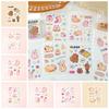 20 Pcs/Bag Kawaii Pink Capybara Stickers Funny Cartoon Poster DIY Toy Notebook Sticker  Student