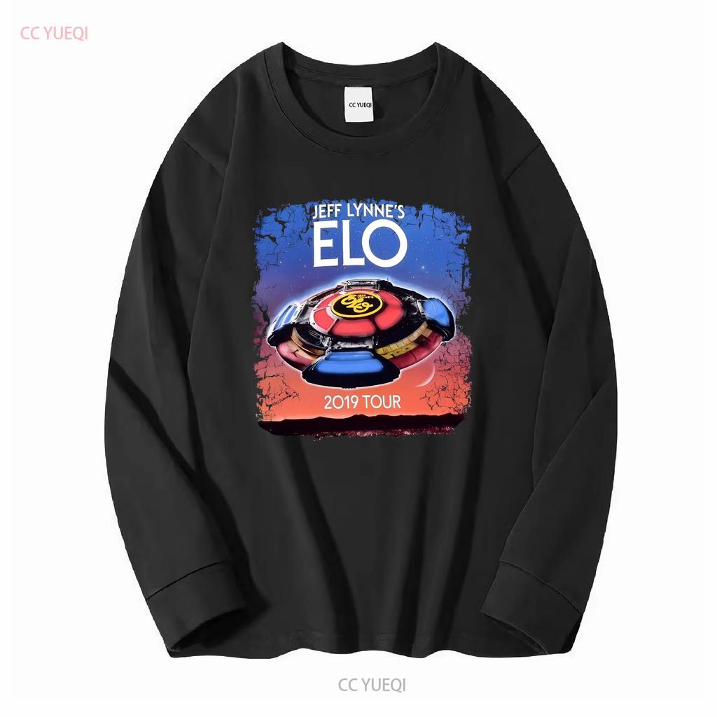 2019 Jeff Lynne S ELO Electric Light Orchestra Tour T Shirt Large Long or Short Sleeves Vintage Washed Fashion