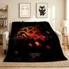 Targaryen Legacy Flannel Blanket Throw Blanket Soft Warm Sofa Bed Camping Home Decor Unique Christmas Gift C9211413