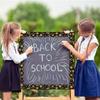 10/21m Wall Decoration Stickers Graduation Season DIY Blackboard Border Stickers Self-Adhesive Photo Frame