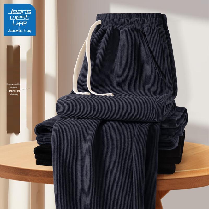 

JEANSWEST LIFE Men s Corduroy Fleece-Lined Casual Pants XL (180)