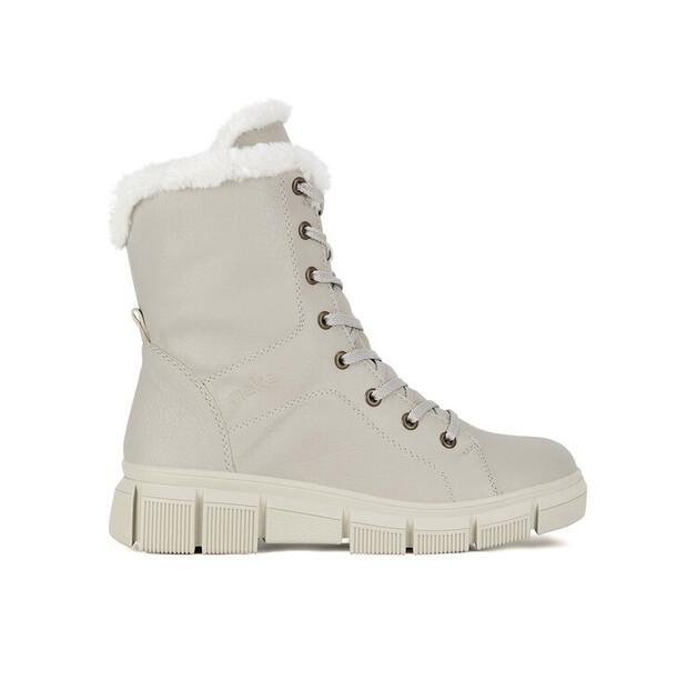 Rieker X3402-60 Beige Ankle Boots