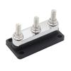 3/8" 3 Stud Power Distribution Block,Bus Bar with Cover ,High Current Wiring Stud for Marine Boats Automobiles