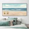 Nordic Abstract Seascape Oil Canvas Painting Sea Beach Posters And Prints Wall Art Pictures Living Room Home Decor No Frame