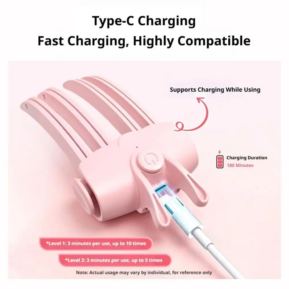 KEBIDU Portable Heated Hair Volumizer Clip Fluffy Hairpin Curling Bangs Clips Hair Roots Volumizing Hair Clips Women Curling Fixed Shape Roller