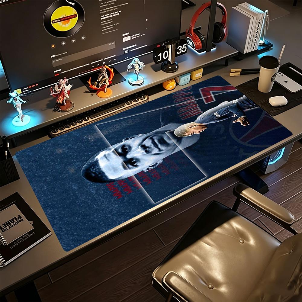 Starspieler Kylian Mbappé Gaming-Mauspad Tastaturpad Schreibtisch-Mauspad Rutschfester Gummiunterboden Büro-Schreibtischzubehör