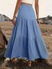 2024 Spring & Autumn Women's Patchwork Long Dress Midi Skirt