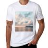Sunset On The Ocean Tshirt Large Size Casual Tee Shirt Tshirt