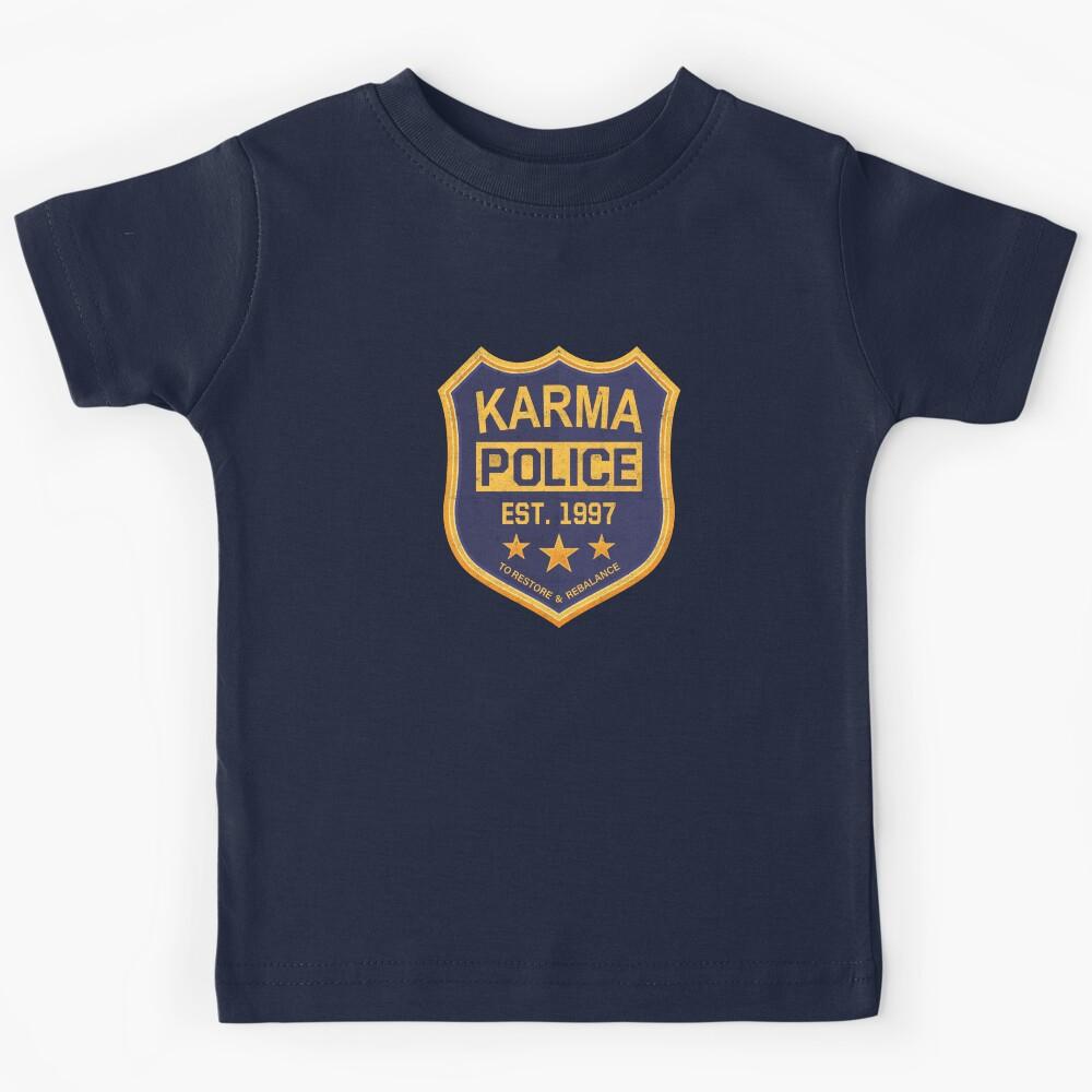 Karma Police Patrol Authority Kids T-Shirt 130