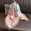 70*70cm Decorate Neck Ties Women Square Scarfs Neck Ties Fashion Decorate Hijab Summer Shawls Female Office Foulard Neckerchief