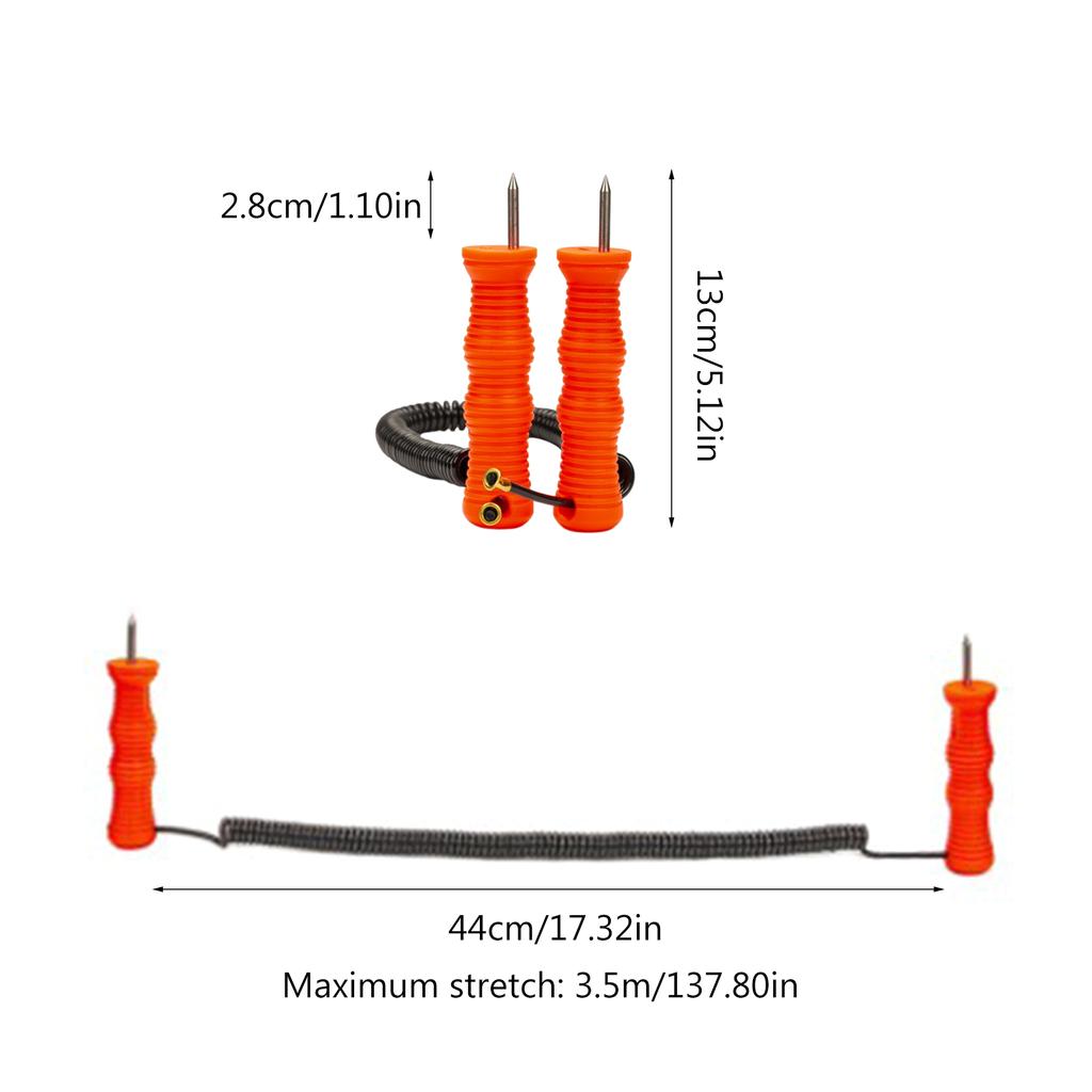 Einziehbare Eispickel, Sicherheits-Kits zum Eisfischen und Schlittschuhlaufen, Eisfischen, Notfallausrüstung, Eisfischerzubehör