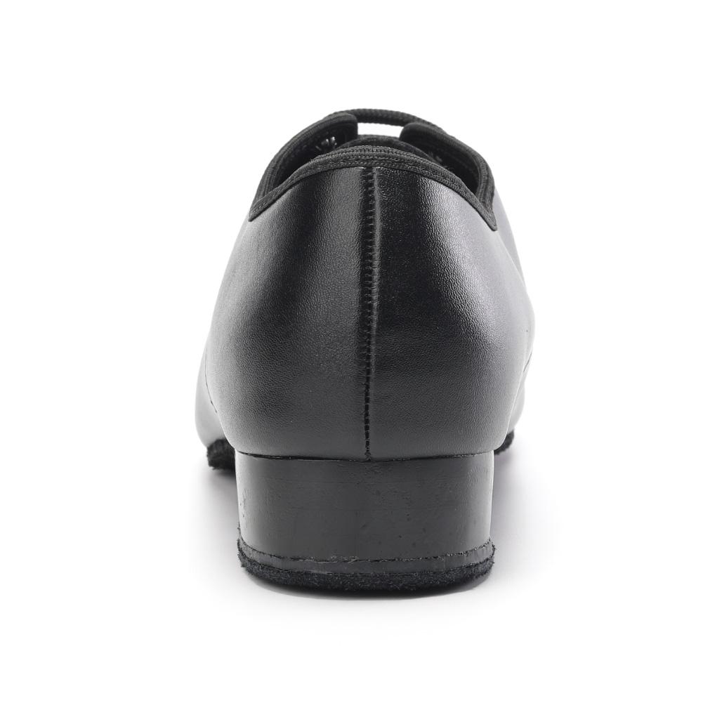 Herren Jungen Atmungsaktive Gesellschaftstanzschuhe Latein Jazz Tango Walzer Schwarze Lederschuhe