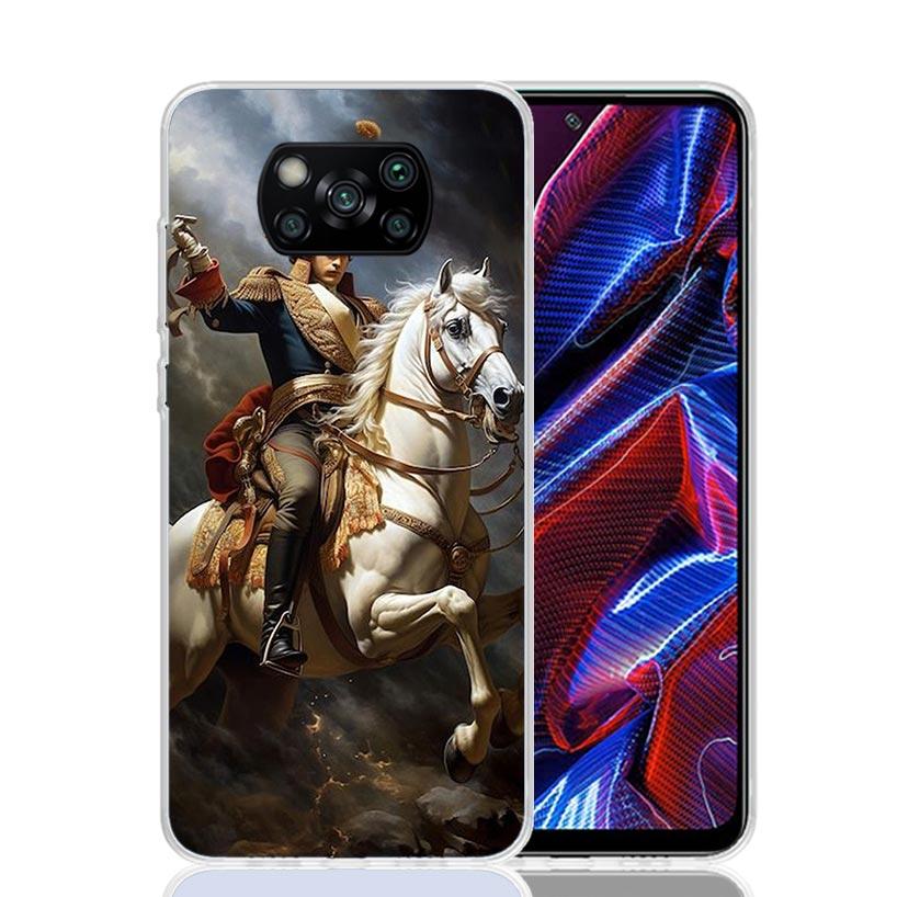 Napoleon Bonaparte Phone Case For Xiaomi Poco F7 Ultra X7 X6 Pro X5 Redmi 15 15C 13 13C 12 12C 10 10A 10C 9 9A 9C 9T Shell Poco
