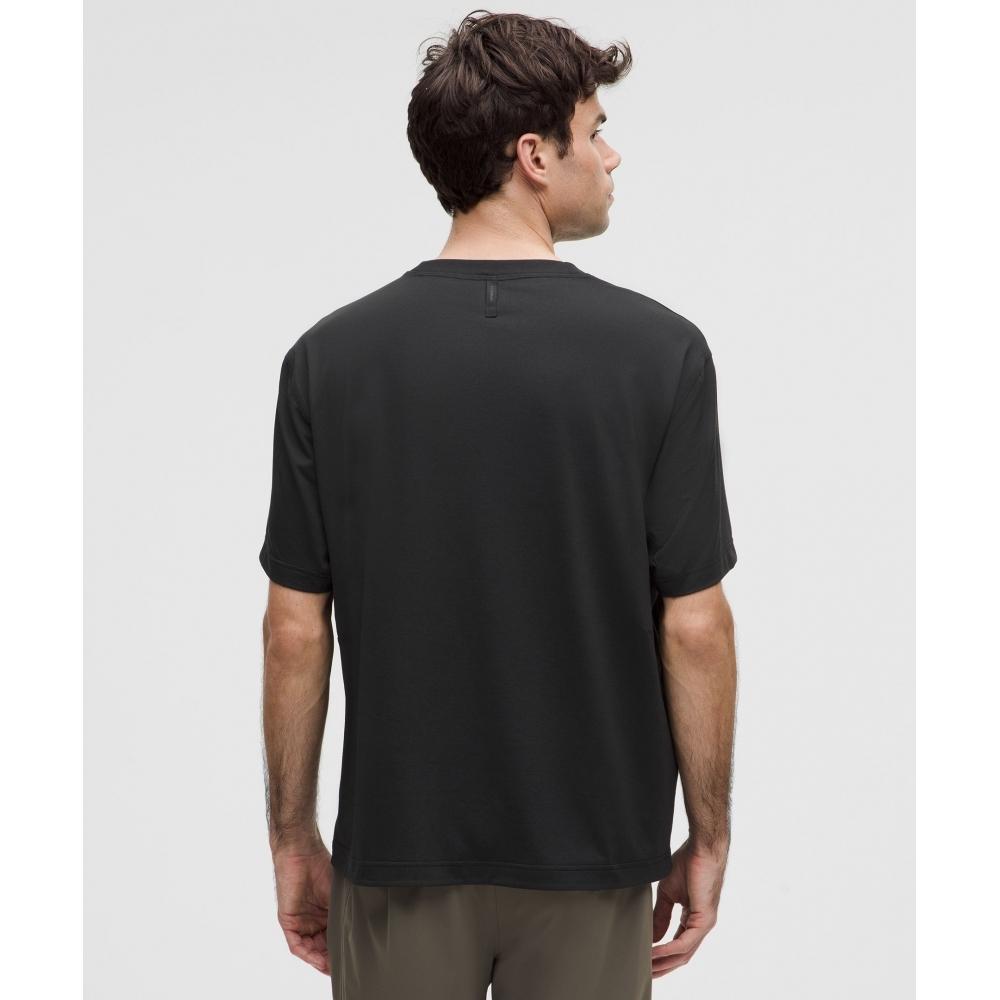 Lullulemon Easy Set Training Short Sleeve Shirt Blk